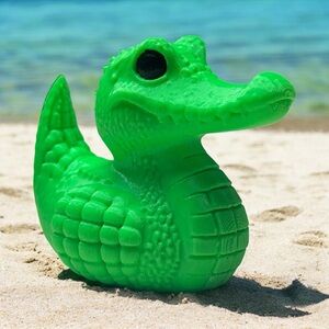 Green Alligator 3d printed Jeep Duck